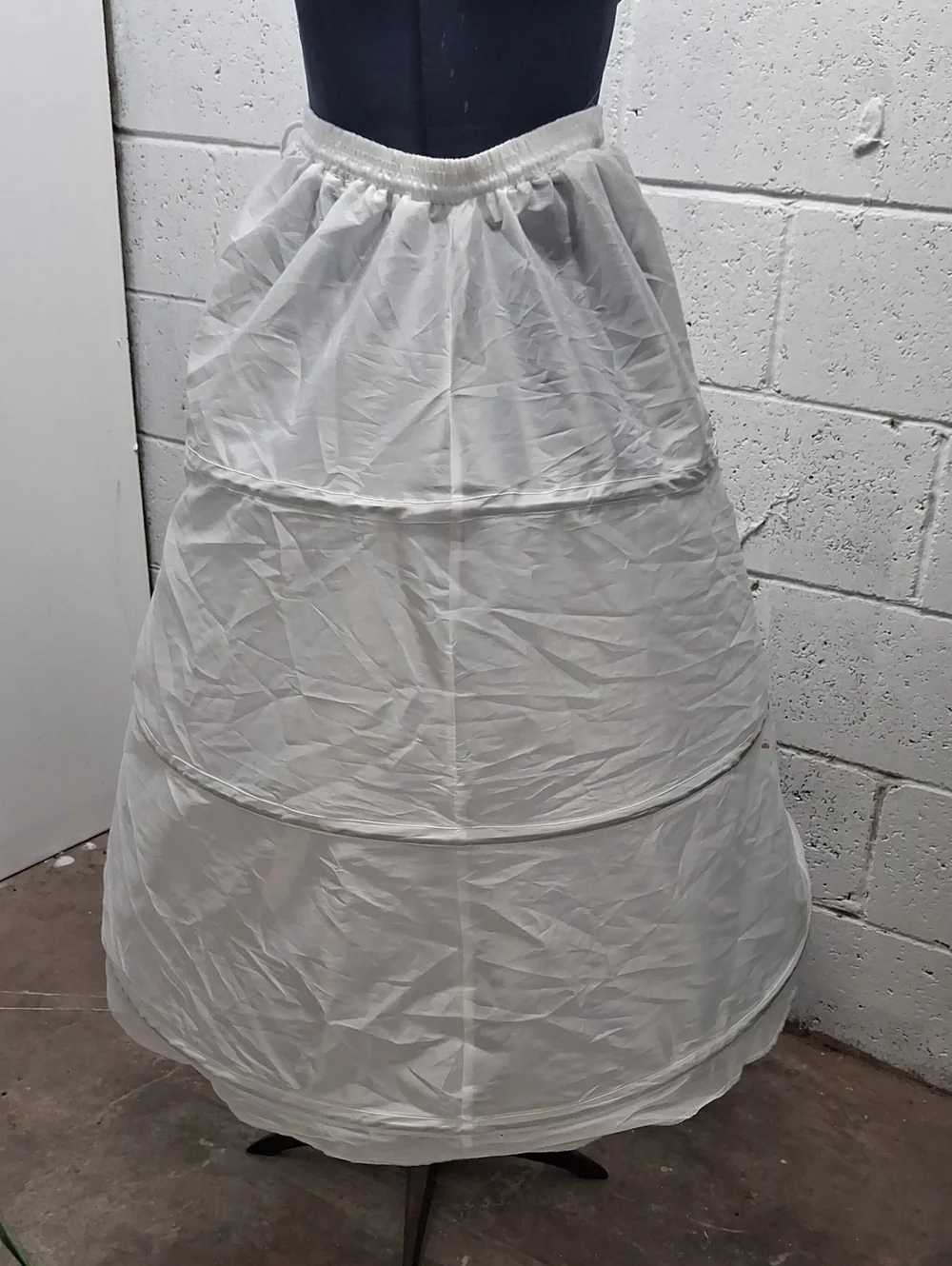 White Bridal Crinoline Petticoat Skirt